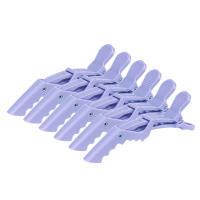 6pcs Pinzas De Crocodilo Para Peluqueria Profesional Fijas Para Zonas Especiales Uso En Salones De Peluqueria Y Wigs De Cabello Real - details 11
