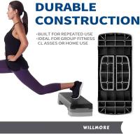 ALLINLIFE Ajustable Antideslizante Inicio Ajustable Fitness Aerobic Paso rítmico Plataforma Gimnasio Ritmo Yoga Pedal - details 10