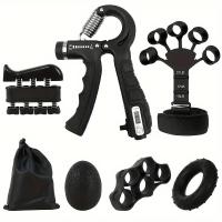 Set De Siete Piezas De Ejercicio De Agarre Fitness Equipo De Entrenamiento De Muñeca Construcción De Músculo De Braza - details 0