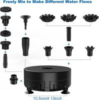 Bomba De Energía Solar 12W Con Boquillas Y Tubo Para Piscina De Pato Jardín Tanque De Peces Fuente DIY Para Jardín - details 3