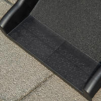 PawHut Rampa Plegable para Perros y Gatos con Alfombra Antideslizante Escaleras de Mascotas para Coche Cama Sofá Carga 75 kg 155x39x14 cm Negro - details 5