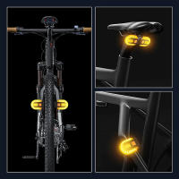Luz Trasera De Bicicleta Con Señal De Giro Control Remoto Inalámbrico LED Recargable Por USB Lámpara De Advertencia Para Veloce Accesorios De Bicicleta - details 8