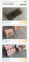 Organizador De Maquillaje Transparente De Acrílico Con 7 Compartimentos Caja De Almacenamiento Para Paletas De Sombras Divisor De Cajones Para Cosméticos - details 5
