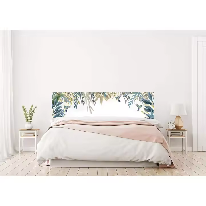 Oedim Cabecero Cama PVC Plantas Tropicales 115x60cm. Cabecero Ligero, Elegante, Resistente y Económico. - 1