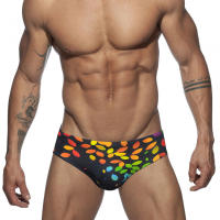 Bragas Sexys De Natación Para Hombres Traje De Baño Estrecho Con Empuñadura Y Acolchado De Verano Playa Deportes Ropa De Surf Día De La Orgullo - details 2