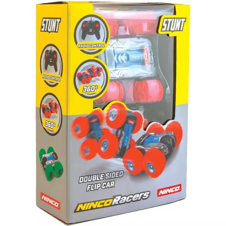 Ninco - (NH93134 NincoRacers-Stunt Orange. Coche teledirigido Reversible y Acrobático. 27/40M hz Color Naranja. A Partir de 6 años - 1