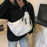 Bolso De Hombro Mini Estilo Callejero Neutro Ligero Para Llevar Artículos De Fitness Y Casual Unisex Con Cremallera Y Material De Nylon - details 4