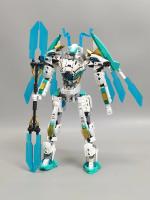 Bloques De Construcción Creativos Serie Mecha Batalla Deformada Dragón Blanco Caballo Modelo Juguetes Transformables Para Niños Regalos Tamaño Pequeño Compatible Con Lego Material ABS - details 0