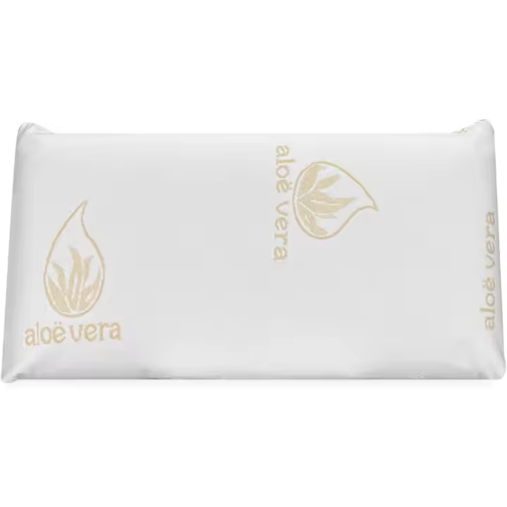 Decodeko.com: compra online de mubles,Sabanas, Mantas... Almohada viscoelástica con núcleo 100% Viscoelástico, Tejido de Aloe Vera, Anti ácaros, Anti bacterias, Termorregulable y Ergonómica. Libera la presión Cervical - 1