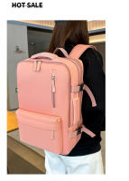 Mochila de viaje unisex de nailon con cremallera, multifuncional, de gran capacidad y con múltiples compartimentos, ideal para parejas. - details 16