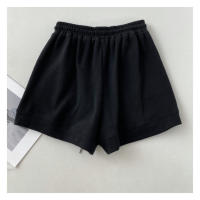 Pantalones Cortos A-line Amplios Con Cinturón Ajustable Para Mujer Estilo Coreano Casual Versátil Para El Hogar Y Deportes - details 16