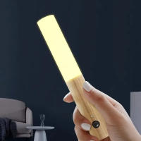 Lámpara De Pared LED Con Sensor De Movimiento Recargable Magnética Para Dormitorio Escalera Mesa Armario Luz De Noche Moderna - details 12
