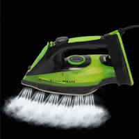 Plancha de vapor inalámbrica, 2400 W, depósito de agua de 370 ml, plancha de vapor inalámbrica con base y suela de cerámica - details 1