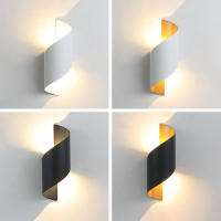 Lámpara De Pared LED IP65 Impermeable Para Exteriores Luz Moderna De Diseño Espiral Nórdica Para Interiores Lámpara De Decoración Para El Hogar 10W - details 3