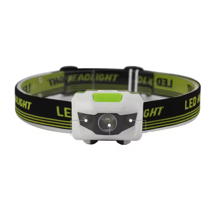 BORUiT Linterna De Corbata LED Mini Potenciada Por Batería AAA Luz Roja Impermeable Para Camping Y Senderismo - 1