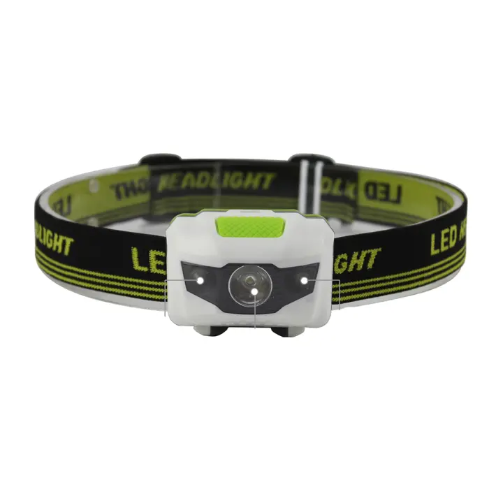 BORUiT Linterna De Corbata LED Mini Potenciada Por Batería AAA Luz Roja Impermeable Para Camping Y Senderismo - 1