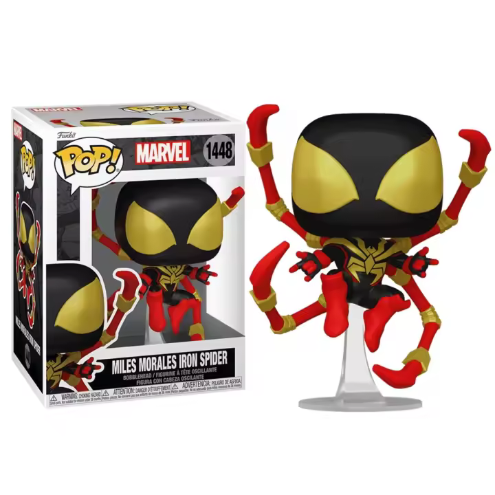 FUNKO POP! MARVEL – MILES MORALES IRON SPIDER, 83753, Nº1448, PRODUCTO CON LICENCIA OFICIAL - 1
