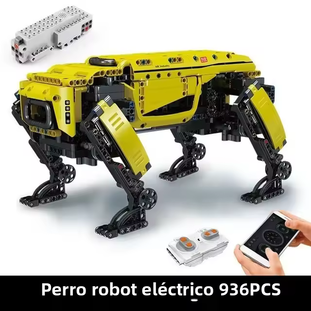 Robot Dog Power RC Construcción Bloques 936PCS Motorizado Modelo Big Alpha De Boston Dynamics Juguetes Técnicos Para Adultos - 1