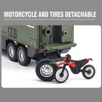 Modelo De RV De Off-road Nomadismo 1/24 Juguete De Coche a Escala Con Luz Y Sonido Material De Cuerpo De Aleación Y Neumáticos De Goma Regalo De Cumpleaños Para Niños - details 6