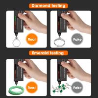 Bolígrafo De Indicador LED Para Pruebas De Diamantes Selector De Joyas Con Almacenamiento En Bolsa Herramienta De Medición De Precisión Alta - details 2