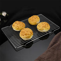 Soporte De Fogón Rectangular Para Barbacoa Racks De Enfriamiento De Acero Inoxidable Pano De Hornear Para Picnic Al Aire Libre Soporte De Cocina Mesh - details 6