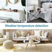 Dual Alarm Clock Wifi Camera With Temperature Monitoring HD 1080P Motion Detection Baby Nanny Camera Home Video Surveillance - details 5