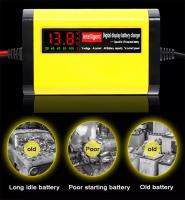 Cargador Portátil 12V Para Coche Con Pantalla LCD Recargador Rápido Adaptador EU Plug DC13.8V 2A Para Batería De Ácido Plomo AGM GEL Seco Húmedo - details 1