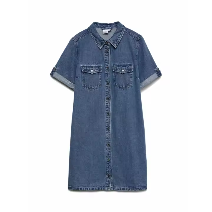 Vestido Tejano Vero Moda 10309665 Blue Denim - Ropa de Mujer - 1