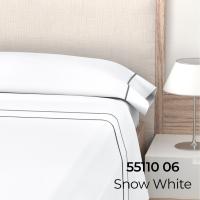 HMS Juego de Sábanas Roomers - Blanco, Gris, Beige, Azul, Rosa, Malva - Alto 30 Cms, 50% Algodón/50% Poliéster - details 2
