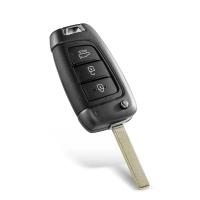 Carcasa De Llave Inteligente Plegable KEYYOU Para COCHE Compatible Con HYUNDAI Tucson Elantra Accent Solaris Kona Verna 2017+ Material ABS+metal - details 4