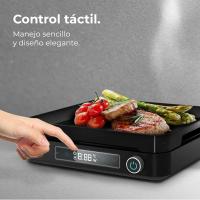 Cecotec 2855 Full Magma Grill Placa de inducción digital con vidrio de seguridad control táctil y programable. Accesorio grill 2000 W. - details 2