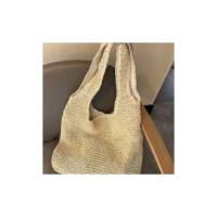 Bolsa de Playa de paja para Mujer, Bolsa de Playa Tejida de Verano, Bolso de mano de hombro, Bolso Bohemio - details 2