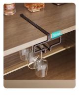 Soporte De Vino Nórdico GIANXI Soporte Para Cristales De Vino De Hierro Minimalista Decorativo Para El Hogar Sin Perforar Inverso - details 6