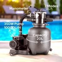 AREBOS Sistema de Filtrado de Arena con Bomba de 350 W - Eficiente y Fácil de Usar - details 16