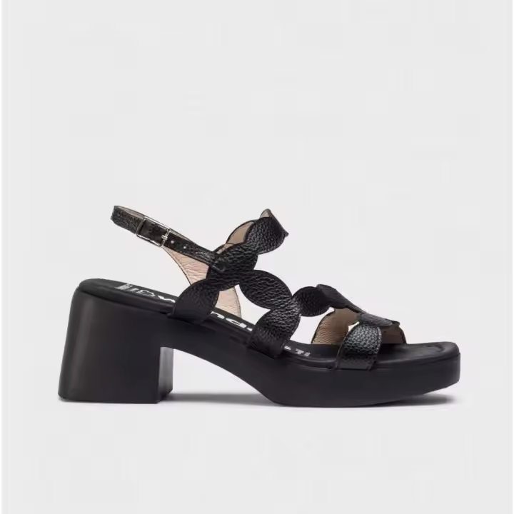 Calzado Sandalias marca Wonders modelo D-1020-Ne para mujer en color negro - 1