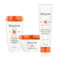 Pack Kérastase Nutritive – Bain Satin Riche 250ml + Masquintense 200ml + Nectar Thermique 150ml – Nutrición Intensa para Cabello Muy Seco - details 0