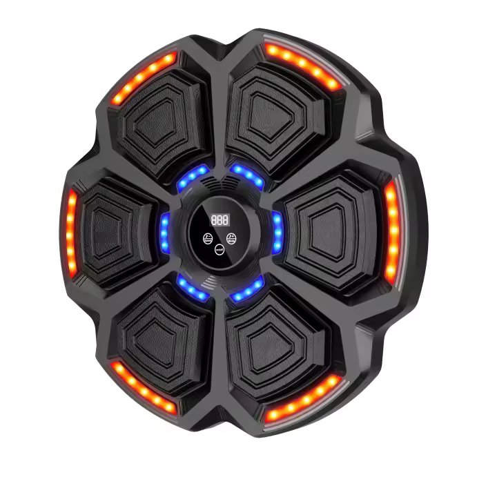 Boxeo musical para adultos Máquina de boxeo musical 9 modos de velocidad Bluetooth LED Entrenamiento de boxeo musical con guante de boxeo - 1
