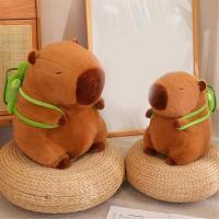 Peluche de capibara, juguete de peluche de capibara, lindo muñeco de peluche de capibara, regalo y decoración del hogar, 23 cm - details 0