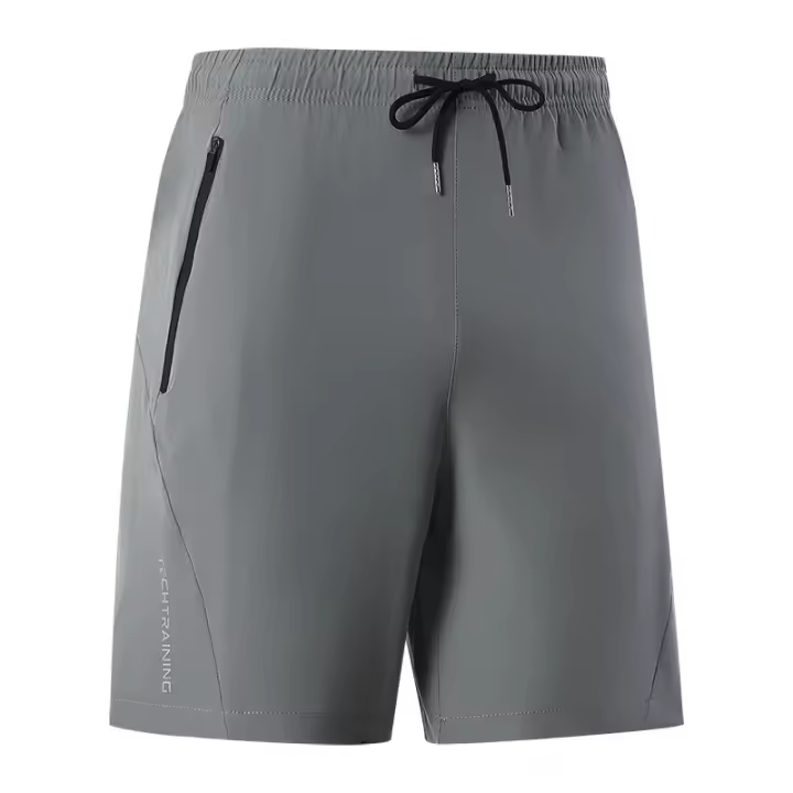 Shorts Deportivos Para Hombre Verano Gimnasio Running Ciclismo Cintura Con Cordón Secado Rápido Transpirable Reflectante - 1