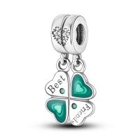 Encanto Original De Plata Para Joyería Moda Sombrero Conejo Encanto Cuentas Pulsera Ajustable Para Mujeres DIY Hecho De Zirconia - details 78