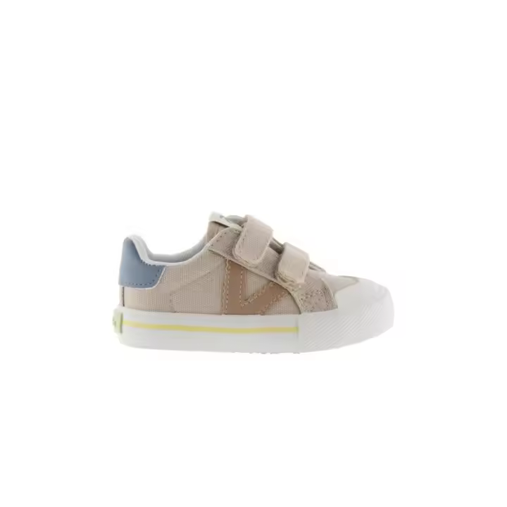 Zapatilla Niños Victoria Tribus Tiras Lona Beige - 1