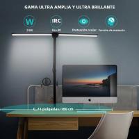 Lámpara De Escritorio LED Doble 24W Con Control Remoto Y 5 Niveles De Brillo Y Modos De Iluminación JGT Moderna Para EU/US/UK - details 6