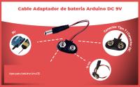 Banner - Cable adaptador de bateria Arduino DC 9V