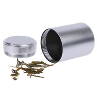 Juego De Almacenamiento De Té Hierbaco 1 Pieza Caja De Aluminio Tapa Airtight Contenedor De Hierbas Para Mantener El Sabor Original - details 12
