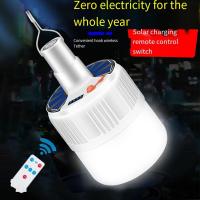 Lámpara Solar Recargable USB Bombilla LED Para Hogar Mercado Camping Iluminación Emergencia Luz Del Día Solar Bombilla Incluida - details 3