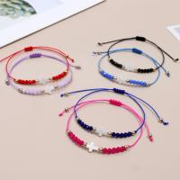 Set De 12 Pulseras De Cristal Y Concha Cruzadas Tejidas Pulseras De Aleación De Zinc Para Todas Las Personas Adorno De Moda - details 2