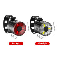 Luz Trasera De Bicicleta Multiuso 200 Lumens LED Impermeable Para MTB Ciclismo Luz De Sillín Y Cascolampara De Manillar - details 10