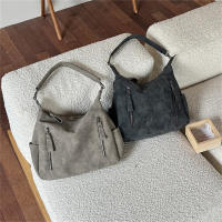 Bolso Lateral De Cuero Diseñador Para Mujer Bolso De Hombro Retro Capacidad Grande Bolso De Mano Casual Para Damas - details 16