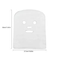 Mascarillas De Tela De Algodón Puro 100PCS Absorción De Agua Alta No Irritante Mascarilla Facial Desechable Para Belleza DIY - details 5