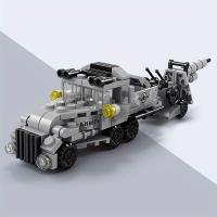 Juguetes De Bloques Para Niños 6 En 1 137 Piezas Cannon Arrastrado Vehículo Blindado Bloques De Construcción Ensamblados Regalos De Cumpleaños - details 4